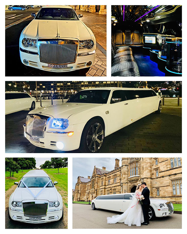 Chrysler 300C Super Stretch Limousine - With An Extended 5th Bridal Door
